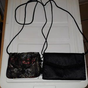 2 New Black Purses